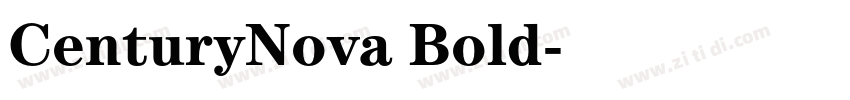 CenturyNova Bold字体转换